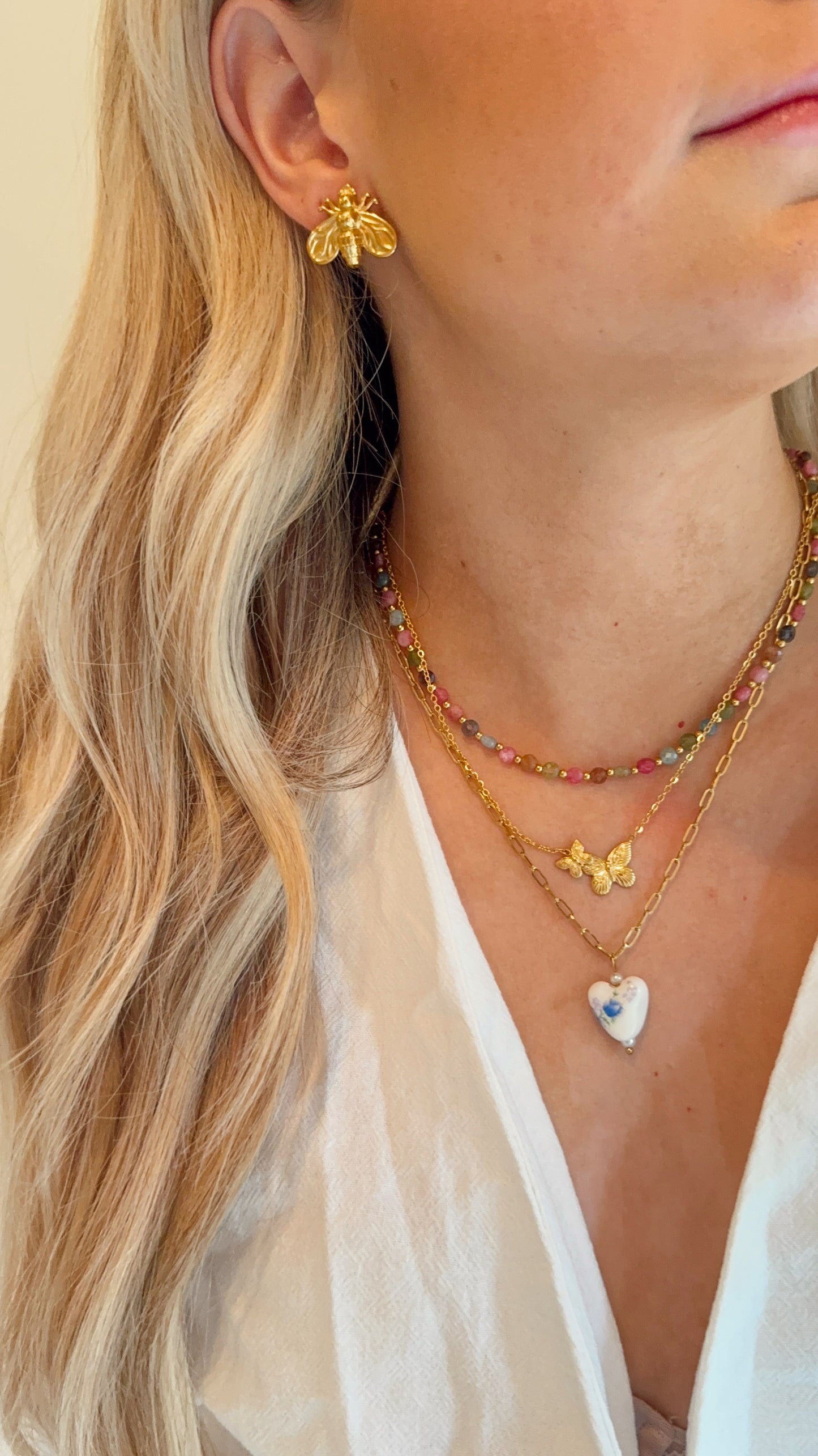 Santorini Heart Necklace