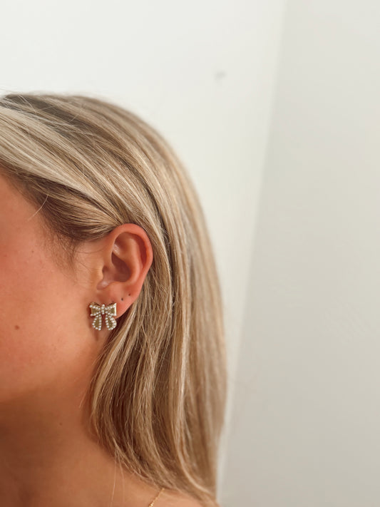 Claire Bow Studs